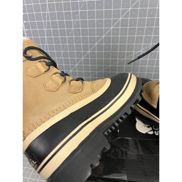 SOREL Caribou Women's Waterproof Boot Size 7 - Tan Insulated NEW - Picture 6 of 8